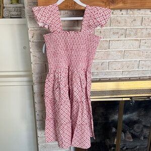 Hill House Pink and White Kids Dress